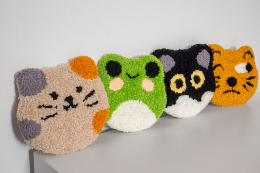 Face Treats | Punch Needle Mug Rug Kit