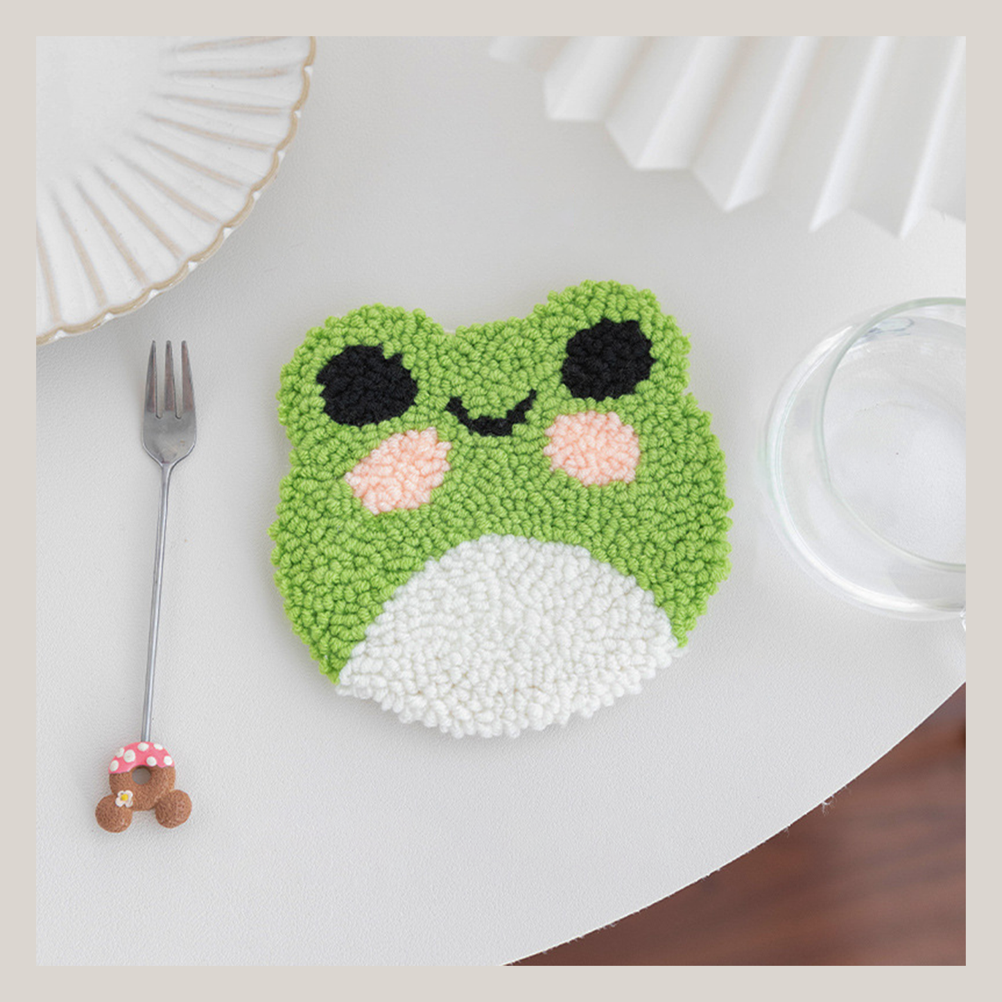 Face Treats | Punch Needle Coaster Kit