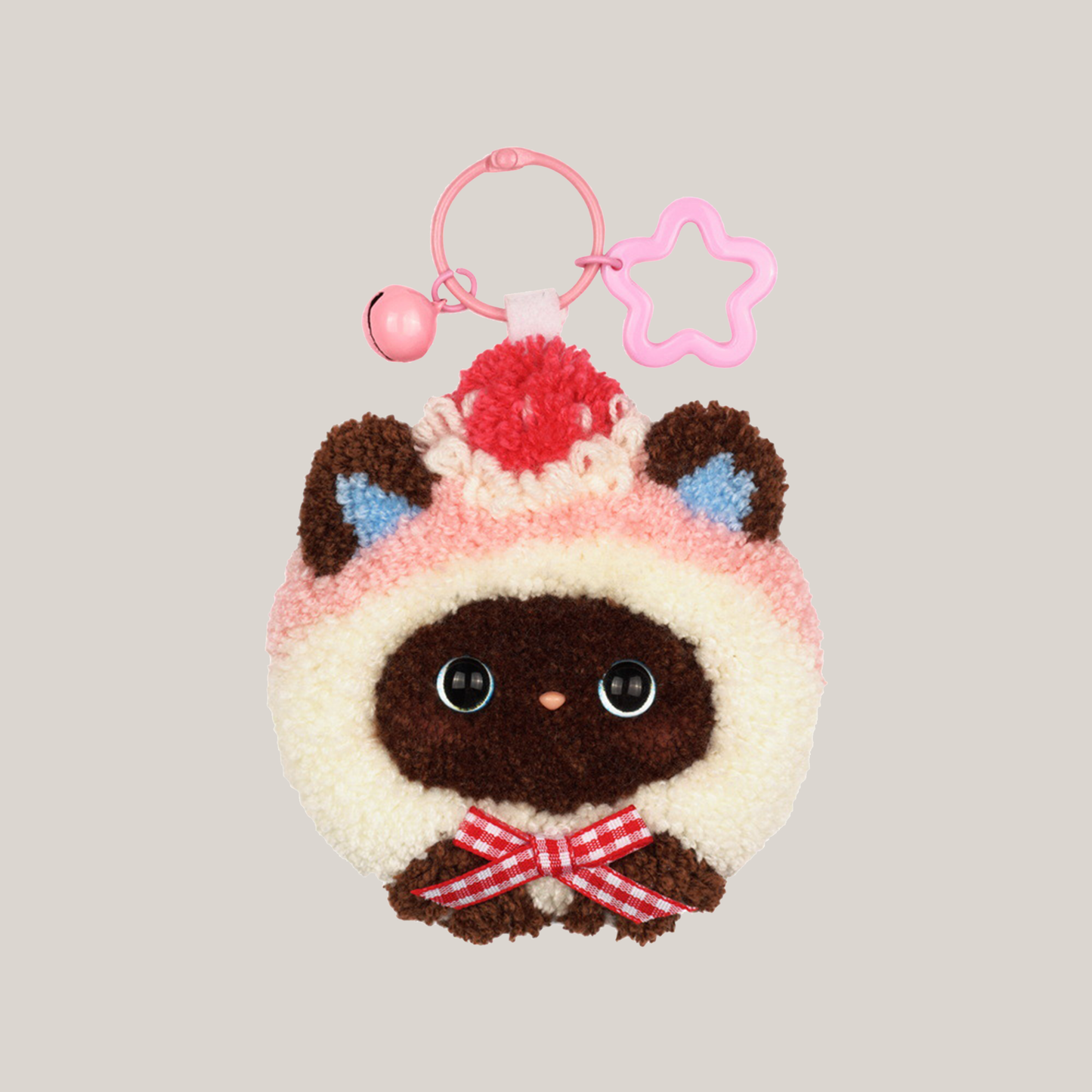 Meow Treats | Punch Needle Keychain Kit