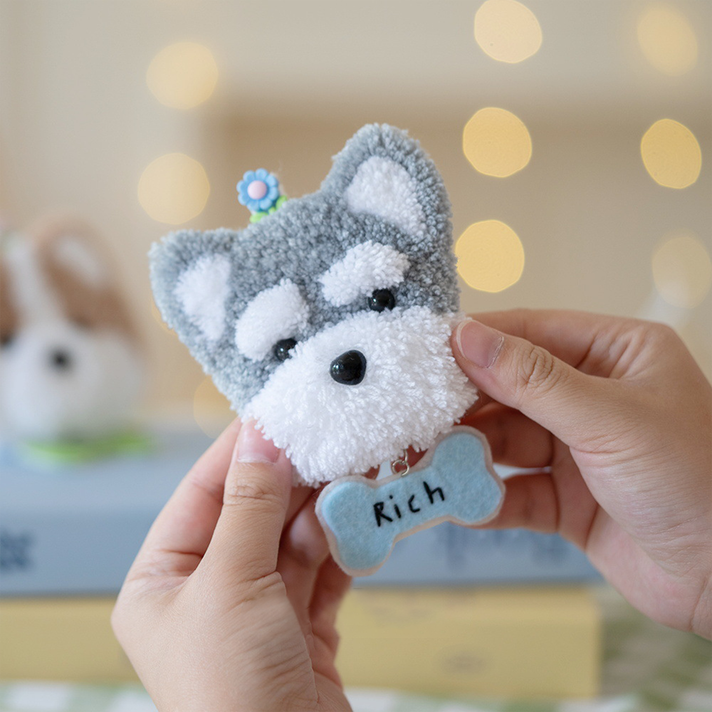 Woof Treats | Punch Needle Keychain Kit