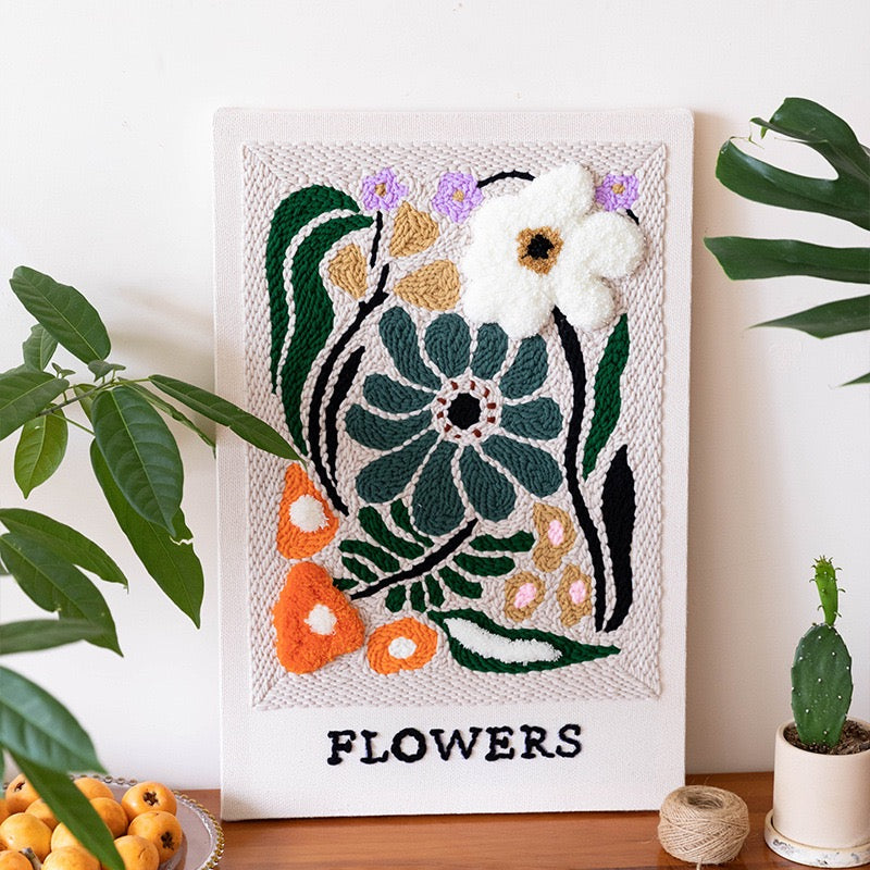 Botanic Garden | Wall Art Punch Neede & Tufting Kit
