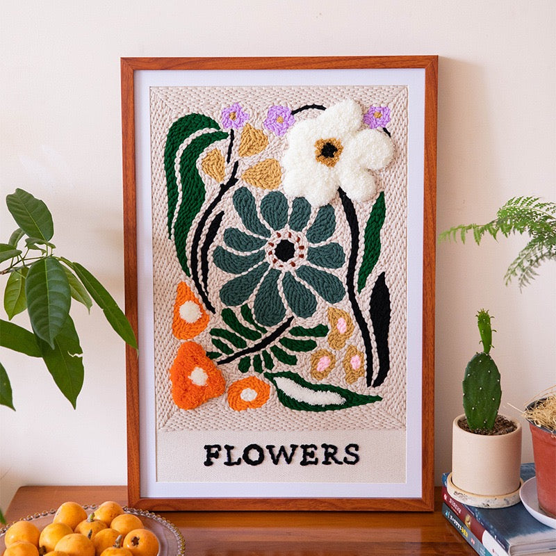 Botanic Garden | Wall Art Punch Neede & Tufting Kit