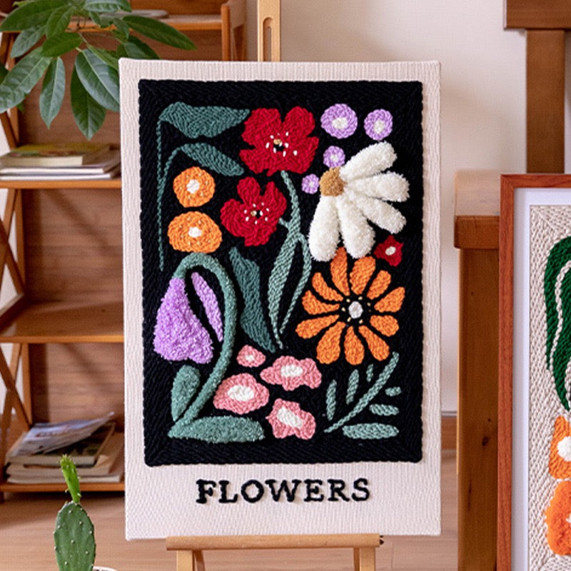 Botanic Garden | Wall Art Punch Neede & Tufting Kit