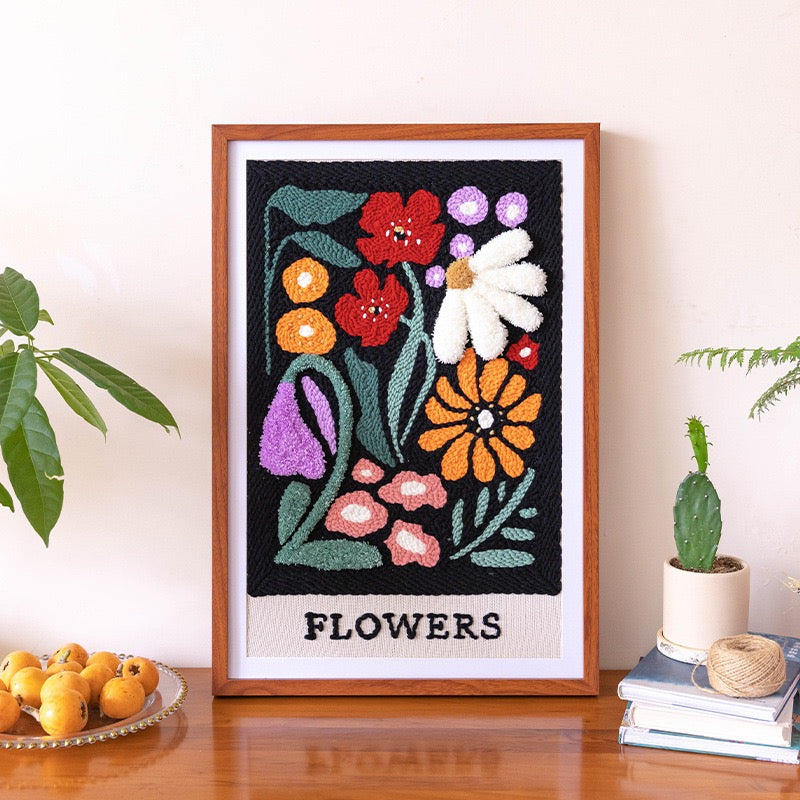 Botanic Garden | Wall Art Punch Neede & Tufting Kit