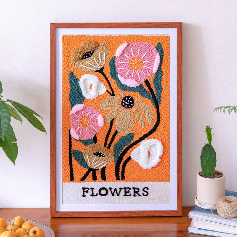 Botanic Garden | Wall Art Punch Neede & Tufting Kit