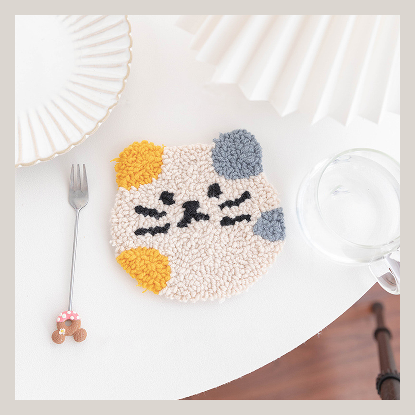 Face Treats | Punch Needle Coaster Kit