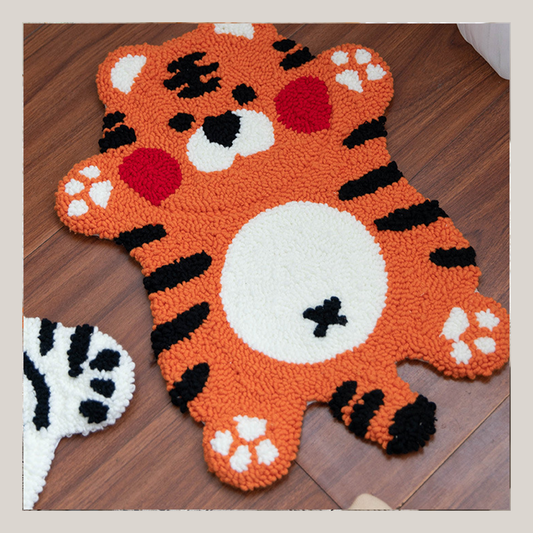 Belly Flop Tiger | Punch Needle Rug Kit