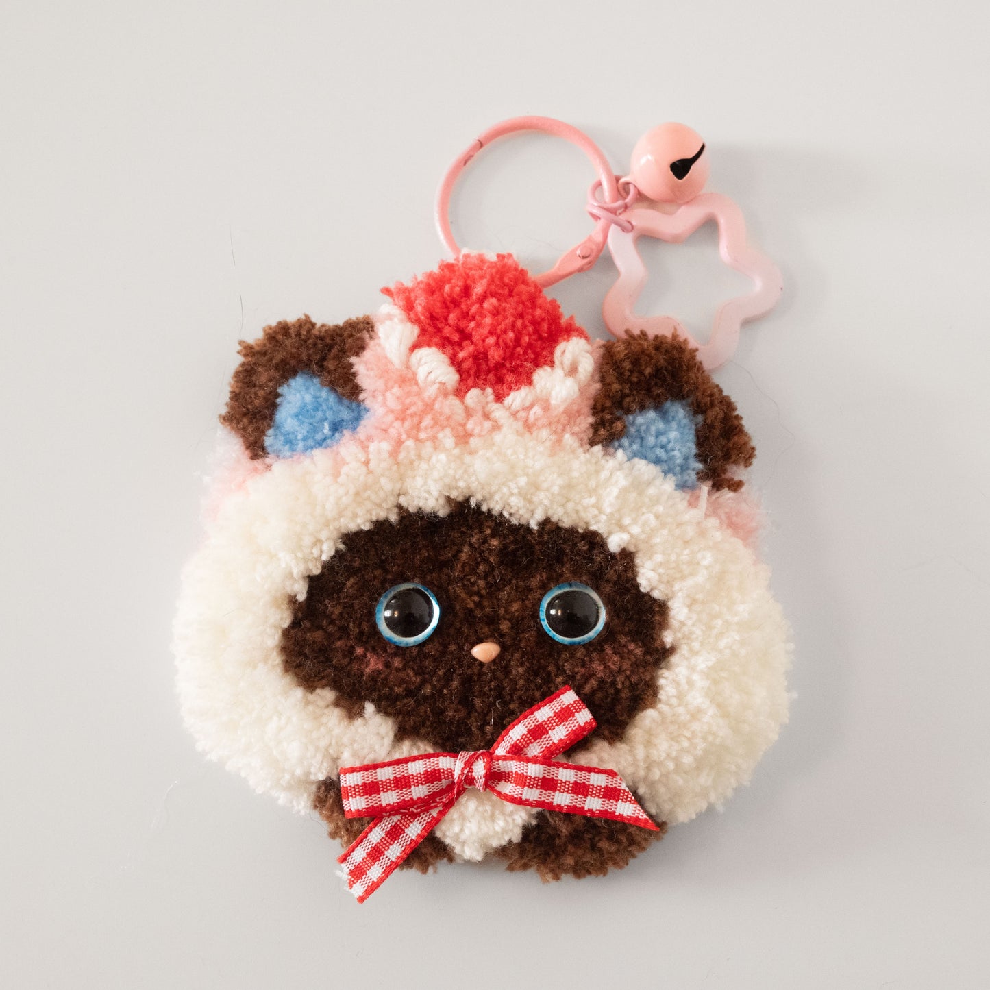 Meow Treats | Punch Needle Bag Charm Kit