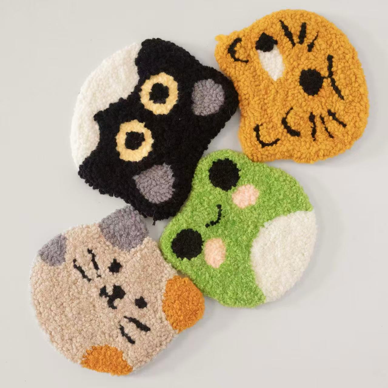Face Treats | Punch Needle Mug Rug Kit