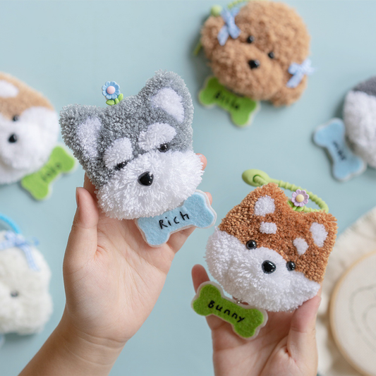 Woof Treats | Punch Needle Keychain Kit