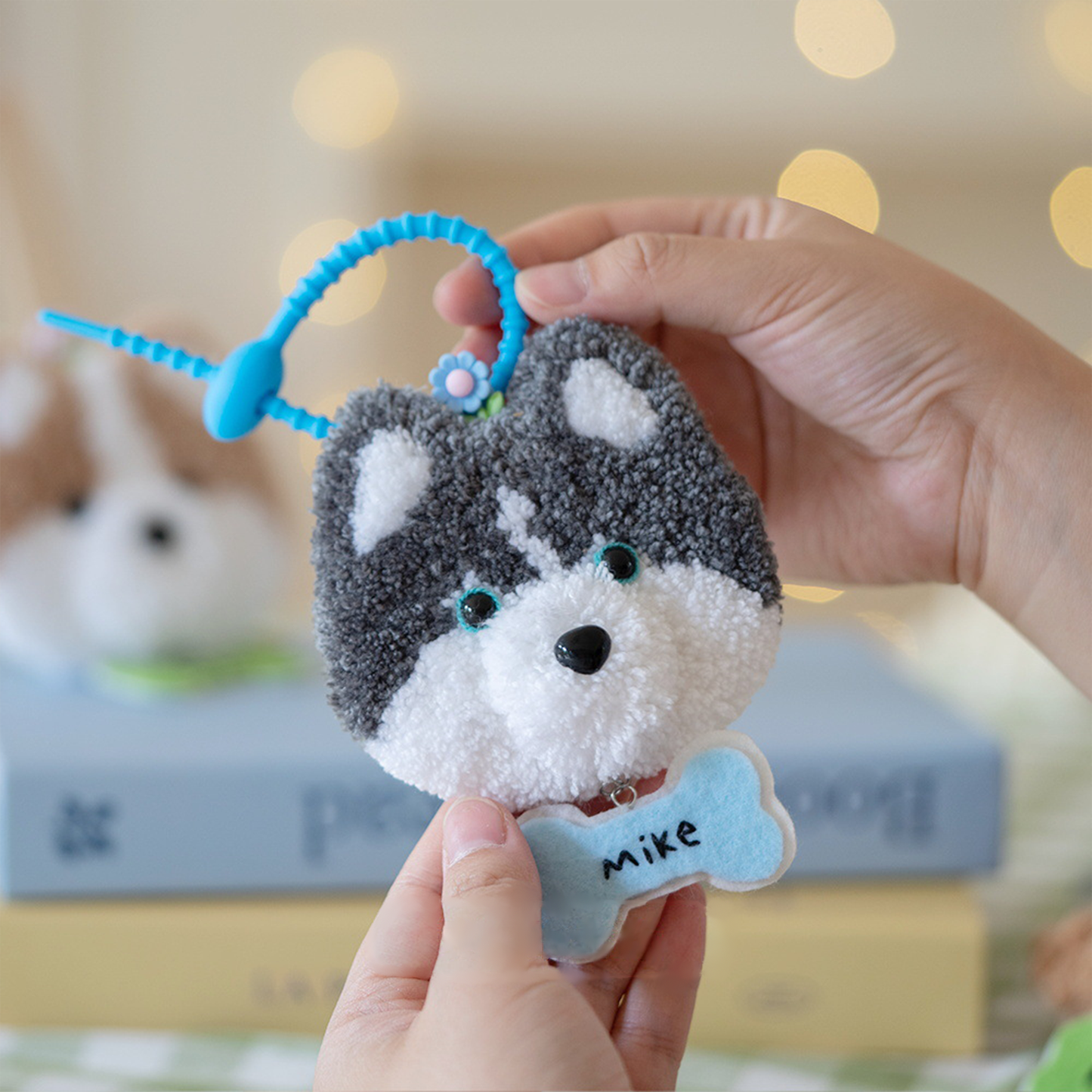 Woof Treats | Punch Needle Keychain Kit